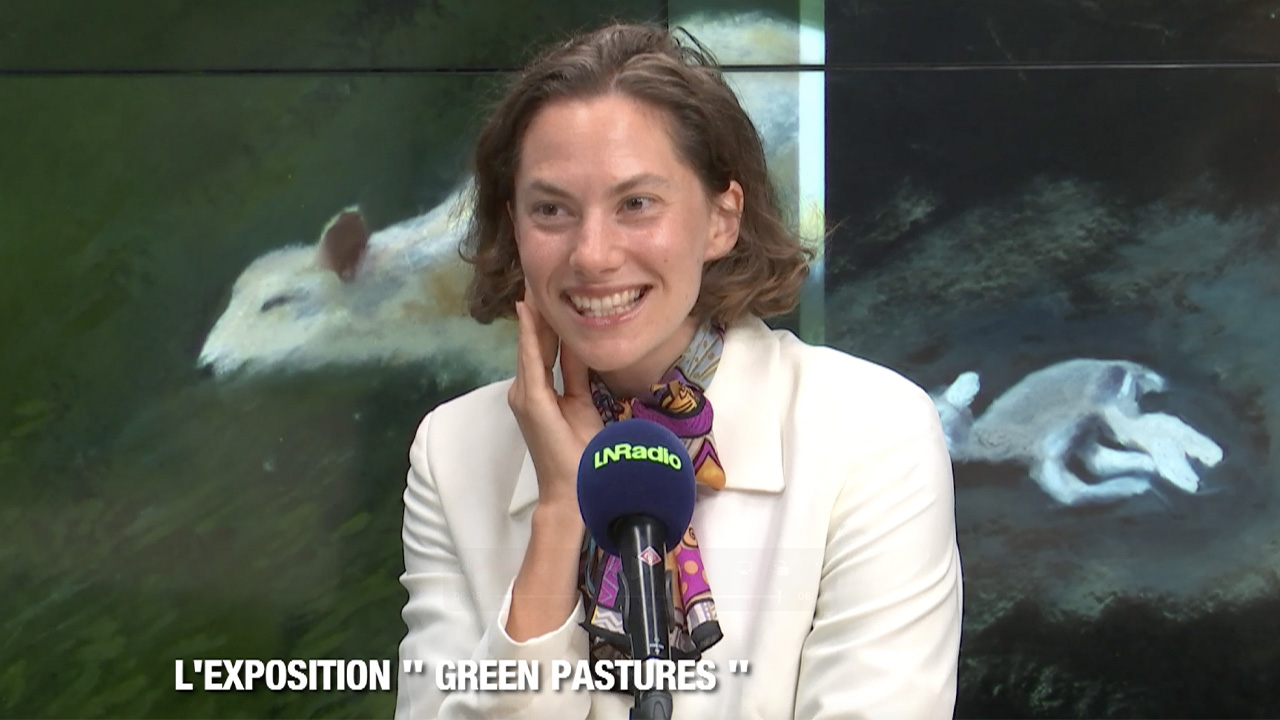 Emma Hepburn vient nous pr&eacute;senter son exposition Green Pastures episode artwork