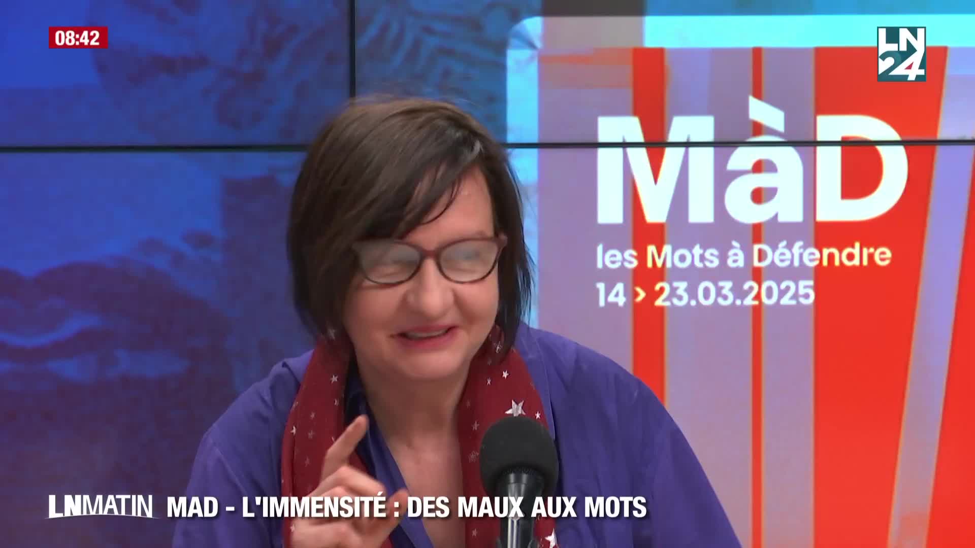 Notre invitée, Laurence Vielle, nous présente le Festival MAD et l'Immensité : Des maux aux mots episode artwork
