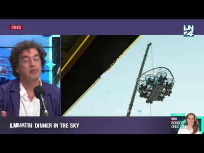 David GHYSELS nous présente Dinner In The Sky qui pose ses valises à Waterloo, près du Lion episode artwork