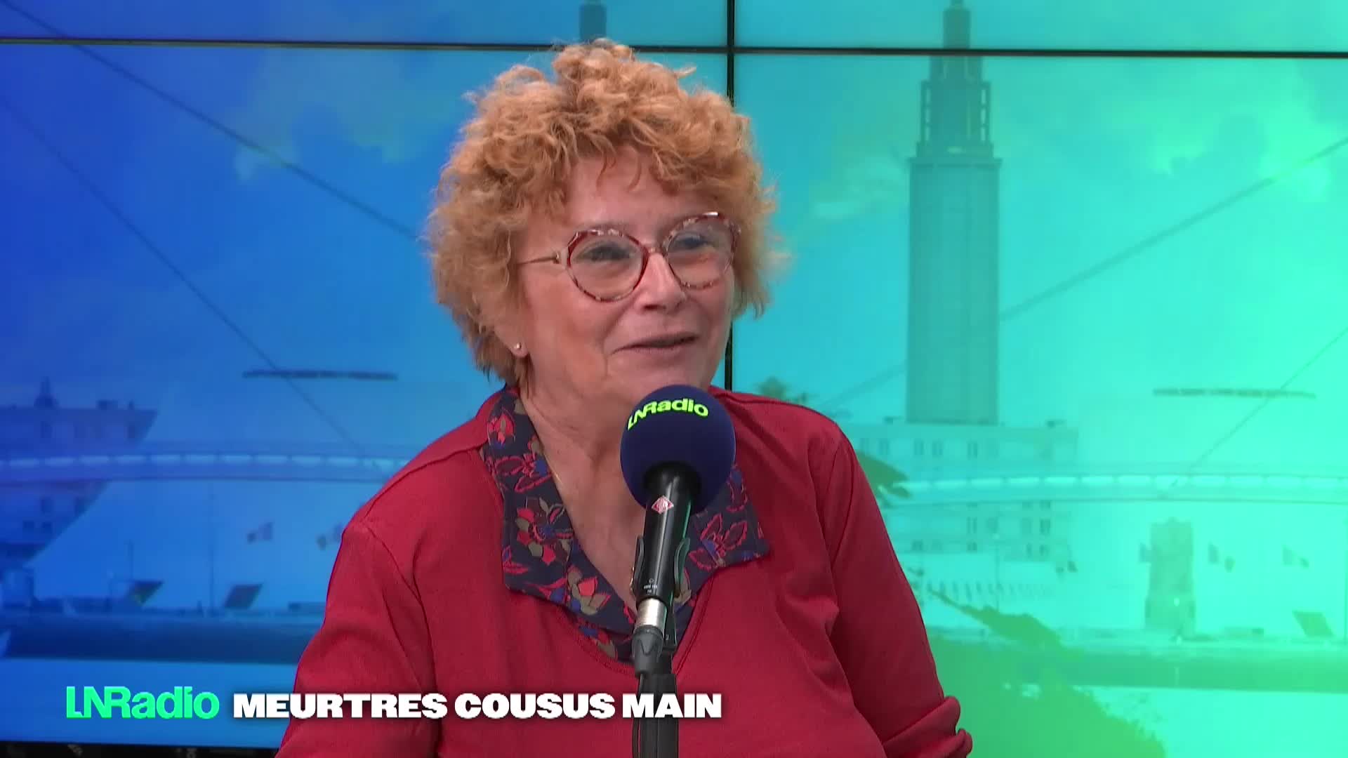 Nadine Mousselet d'autrice régionale à internationale avec Meurtres cousus main episode artwork