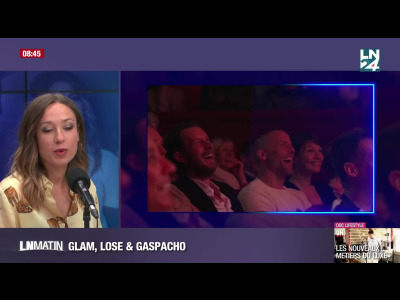 Notre invité, Sarah Grosjean nous présente son spectacle Glam, Lose et Gaspacho episode artwork