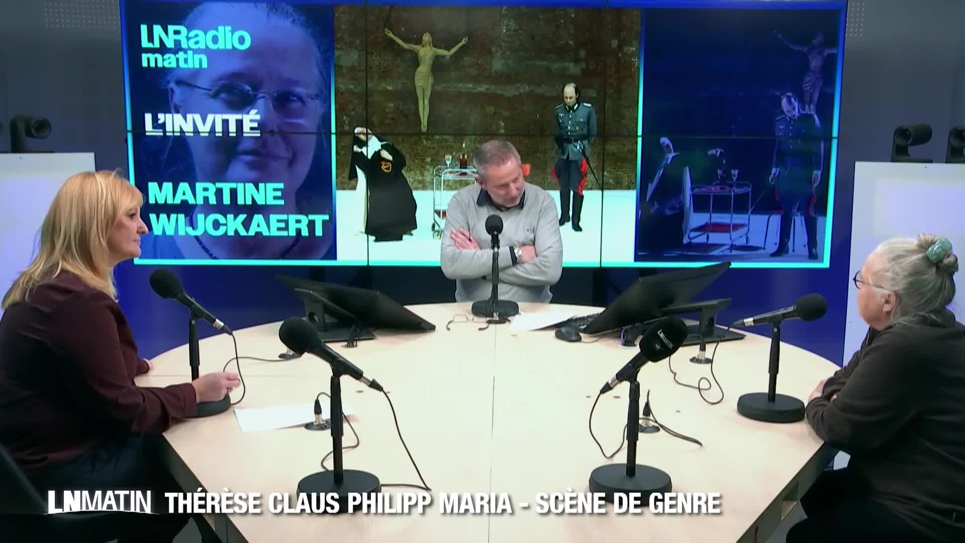 Notre invitée, Martine Wijckaert nous présente son spectacle Thérèse Claus Philipp Maria - Scène de genre episode artwork